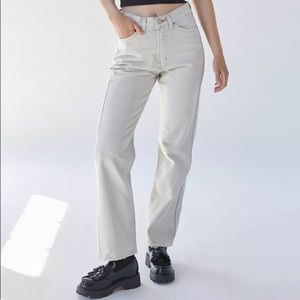 BDG High-Waisted Cream Cowboy Jean